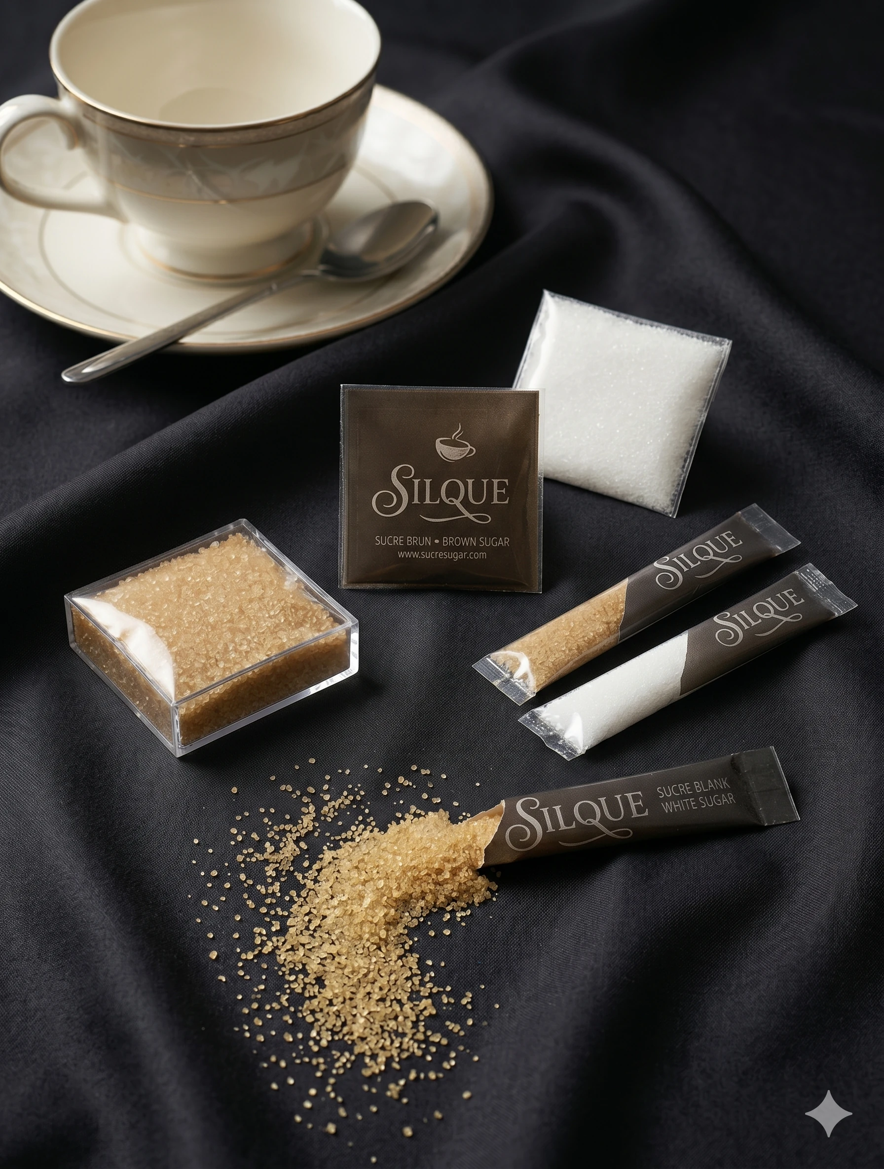 Purla sugar sachets