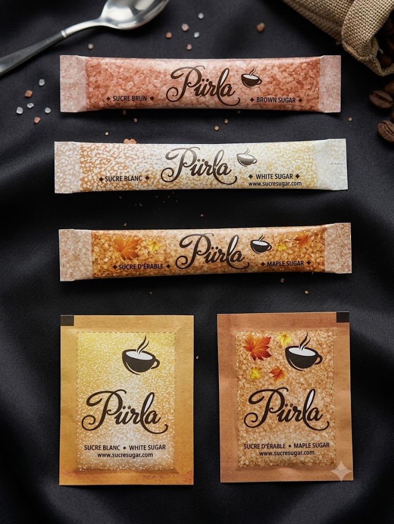 Purla sugar sachets
